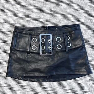 Generation Kiss Vegan Leather Skort